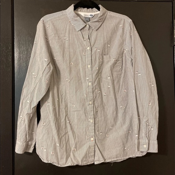 Llama Button Up - Picture 2 of 3